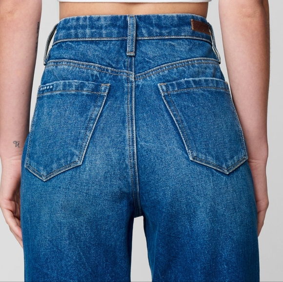 NWT BlankNYC Being Alive Wash Cooper Side Slit Long Slim Straight Leg Jeans 27 - Picture 4 of 11